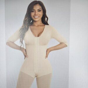 NWT Fajas Colombianas MyD M&D F0161 FULL COVERAGE POST SURGERY BODY SHAPER, L